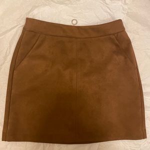 ASOS Vero Moda Faux Suede Mini Skirt P XS